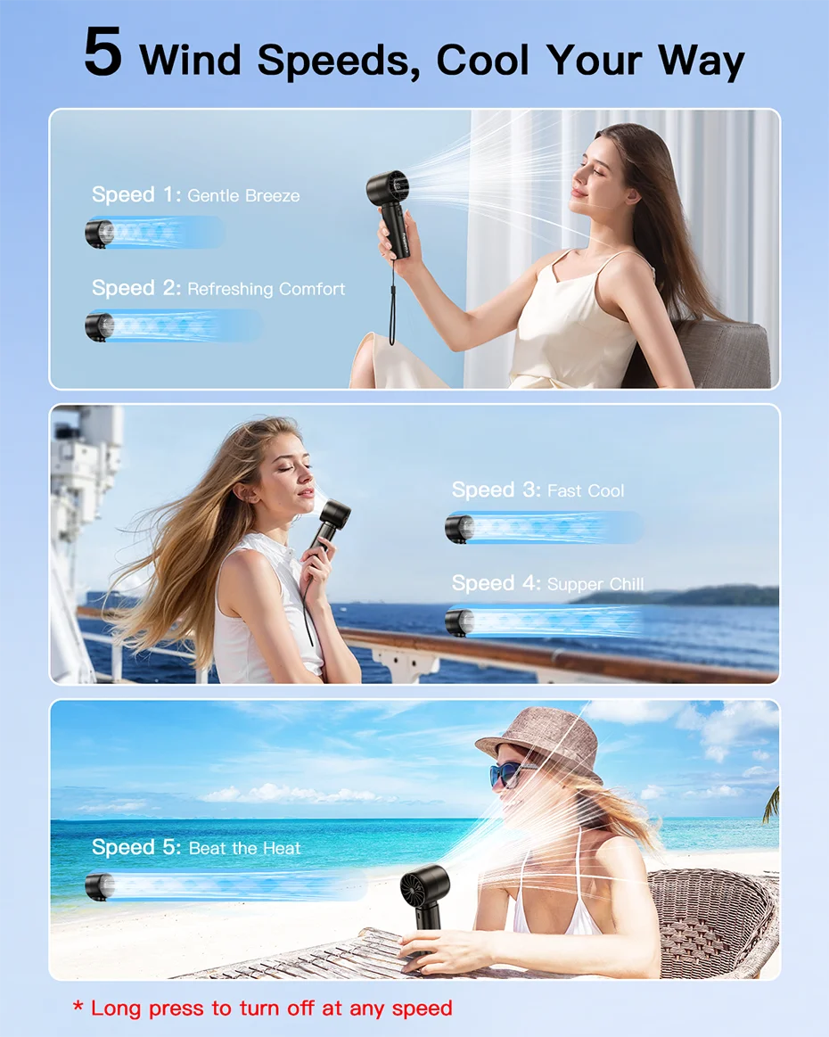 coldSky Mini Handheld Turbo Fan