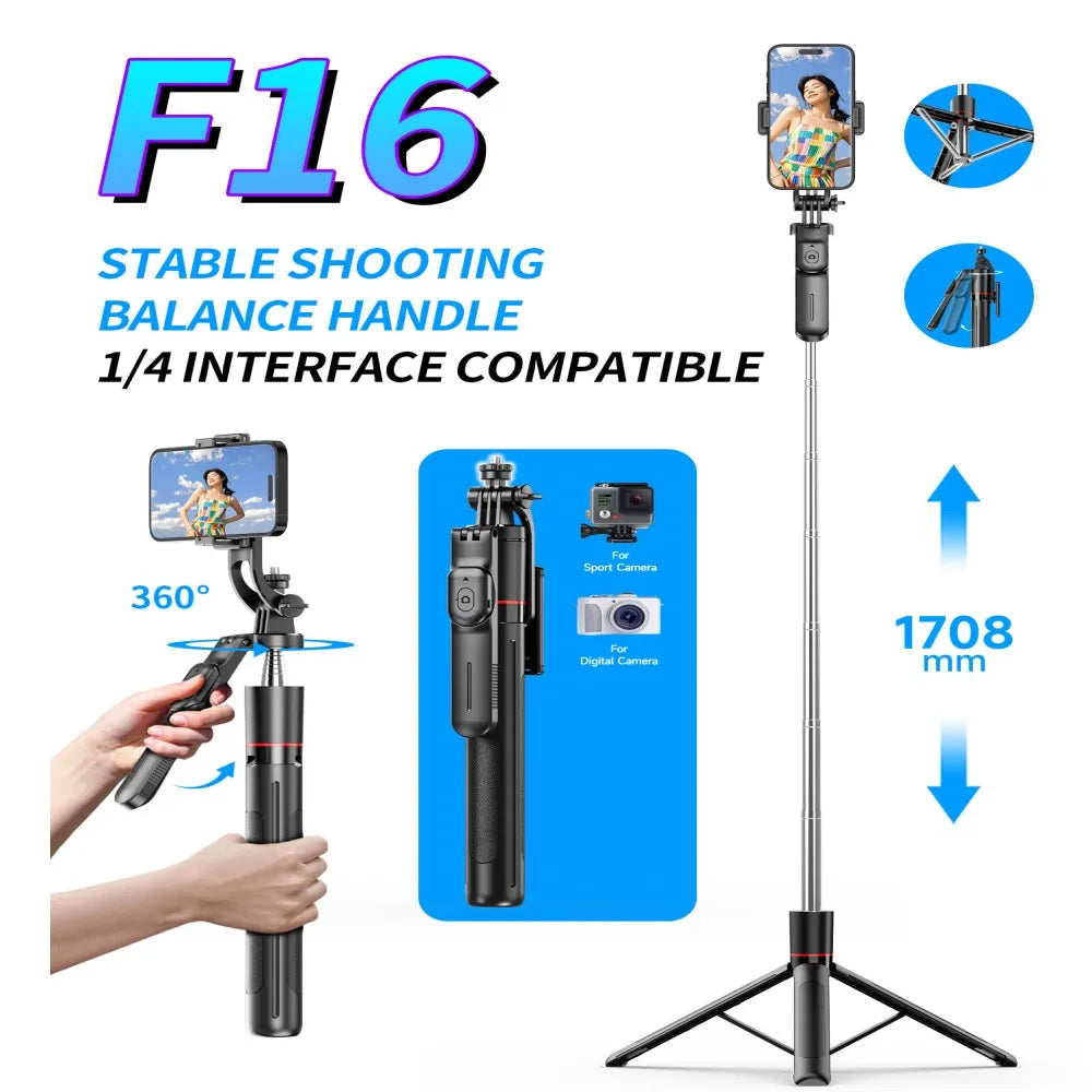 MEUYAG Selfie Tripod with Light