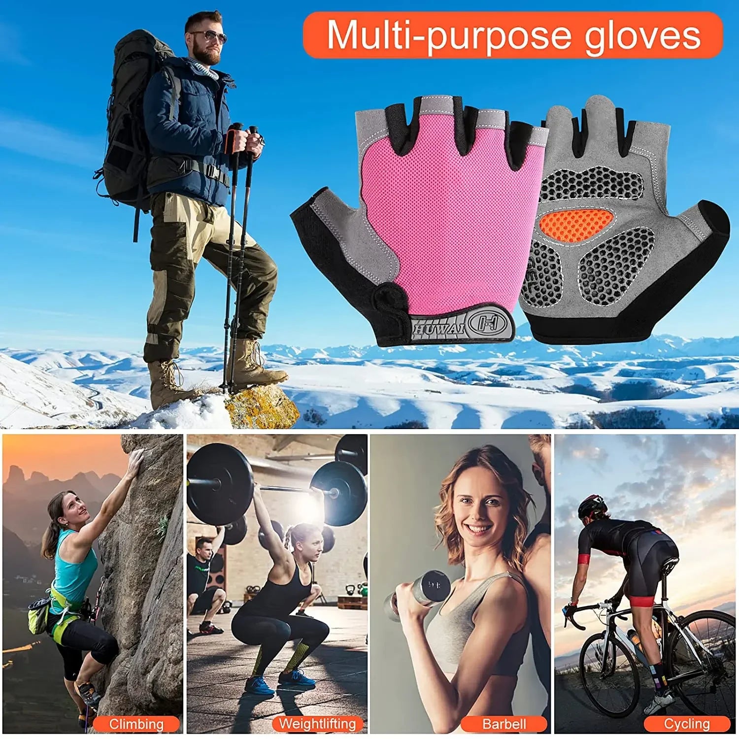 Weightlifting & Fitness Training Gloves