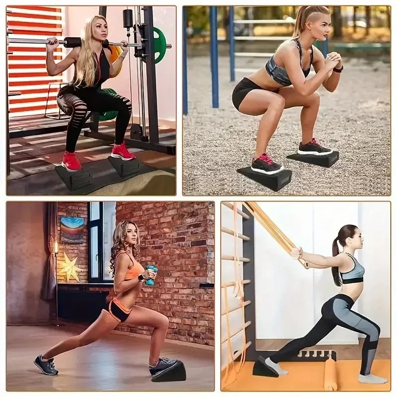 Adjustable Squat & Stretch Wedge Set