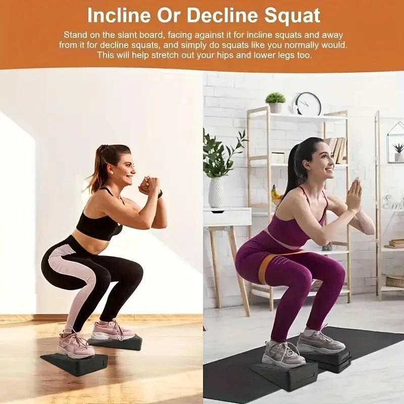 Adjustable Squat & Stretch Wedge Set