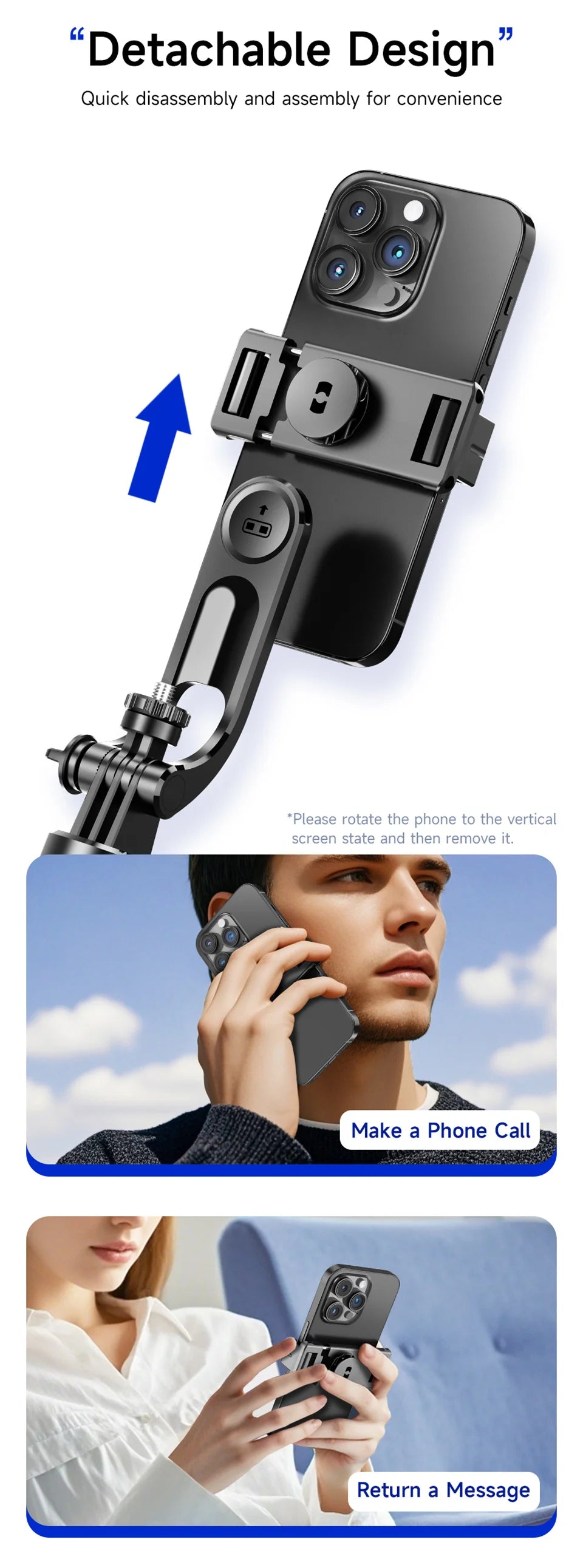 MEUYAG Selfie Tripod with Light