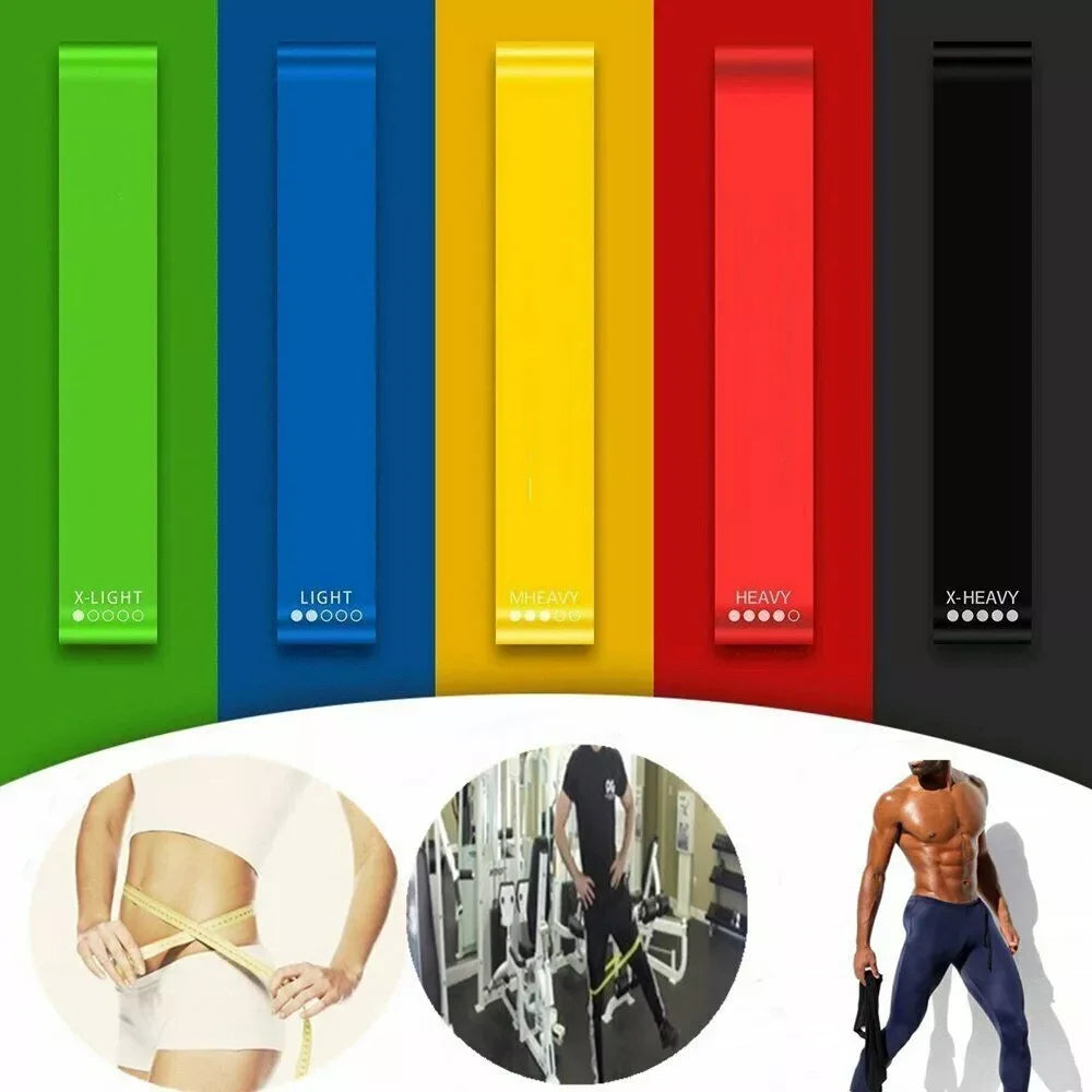 TPE Resistance Bands – Multi-Color Set