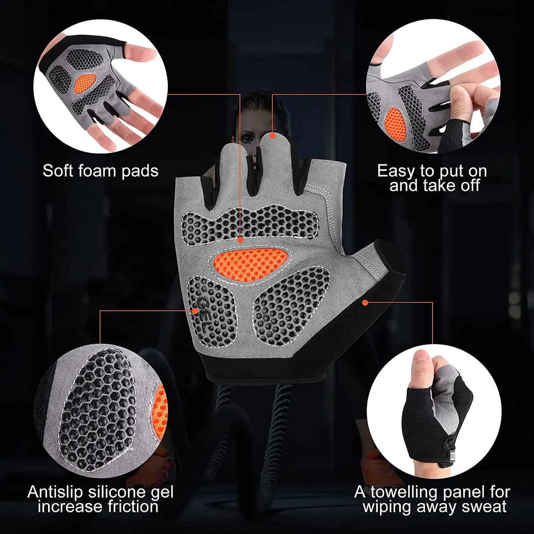 Weightlifting & Fitness Training Gloves