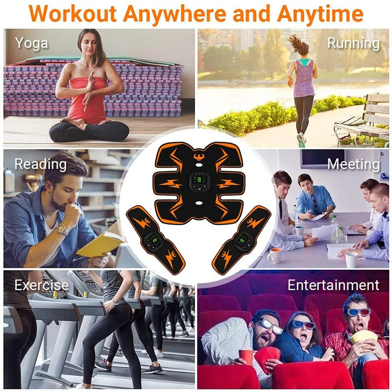 Smart Rechargeable EMS Belly Patch - Abdominal Muscle Stimulator